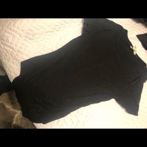 Black tee bodysuit